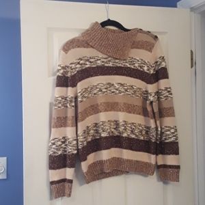 Alfred Dunner Animal Print Sweater Size Large